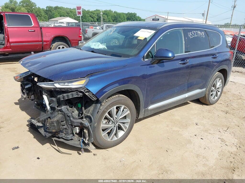 5NMS3CAD6KH068244 2019 HYUNDAI SANTA FE photo no. 2