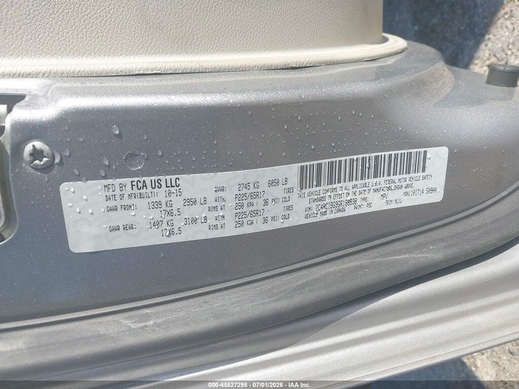 2C4RC1BG9GR188936 2016 CHRYSLER TOWN & COUNTRY photo no. 9