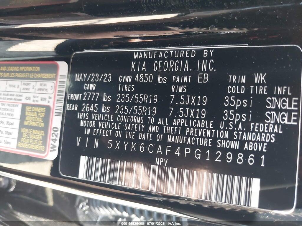 5XYK6CAF4PG129861 2023 KIA SPORTAGE photo no. 9