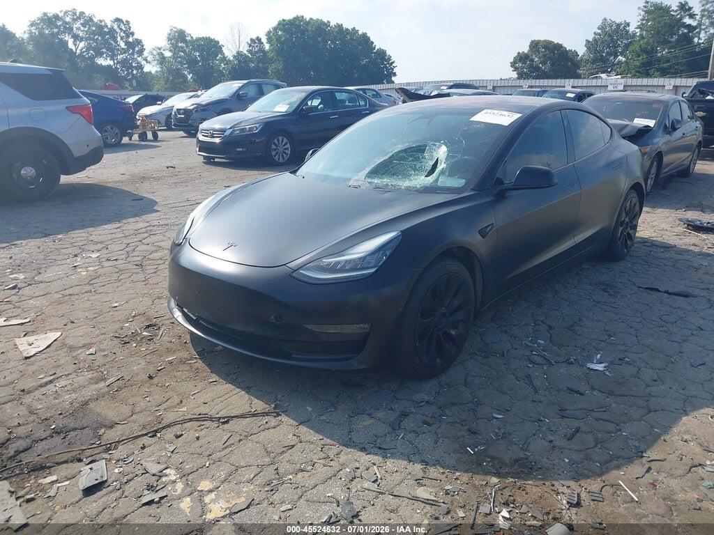 5YJ3E1EA3JF036175 2018 TESLA MODEL 3 photo no. 2