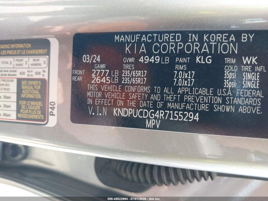 KNDPUCDG4R7155294 2024 KIA SPORTAGE HYBRID photo no. 9