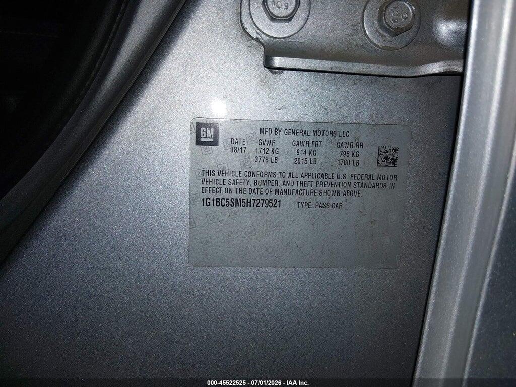 1G1BC5SM5H7279521 2017 CHEVROLET CRUZE photo no. 9