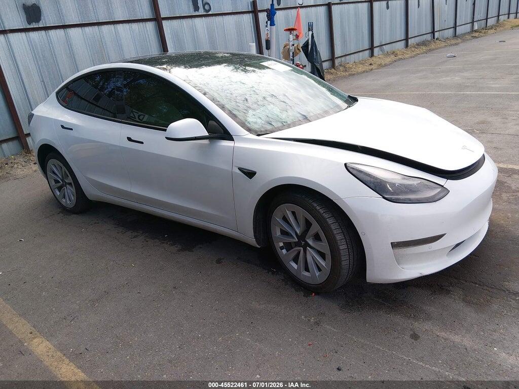 5YJ3E1EB3NF199665 2022 TESLA MODEL 3 photo no. 1
