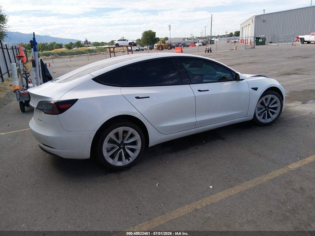 5YJ3E1EB3NF199665 2022 TESLA MODEL 3 photo no. 4