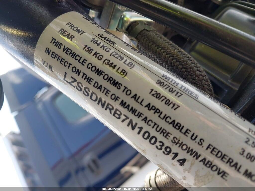 LZSSDNRB7N1003914 2022 CSC MOTORCYCLES MC photo no. 9