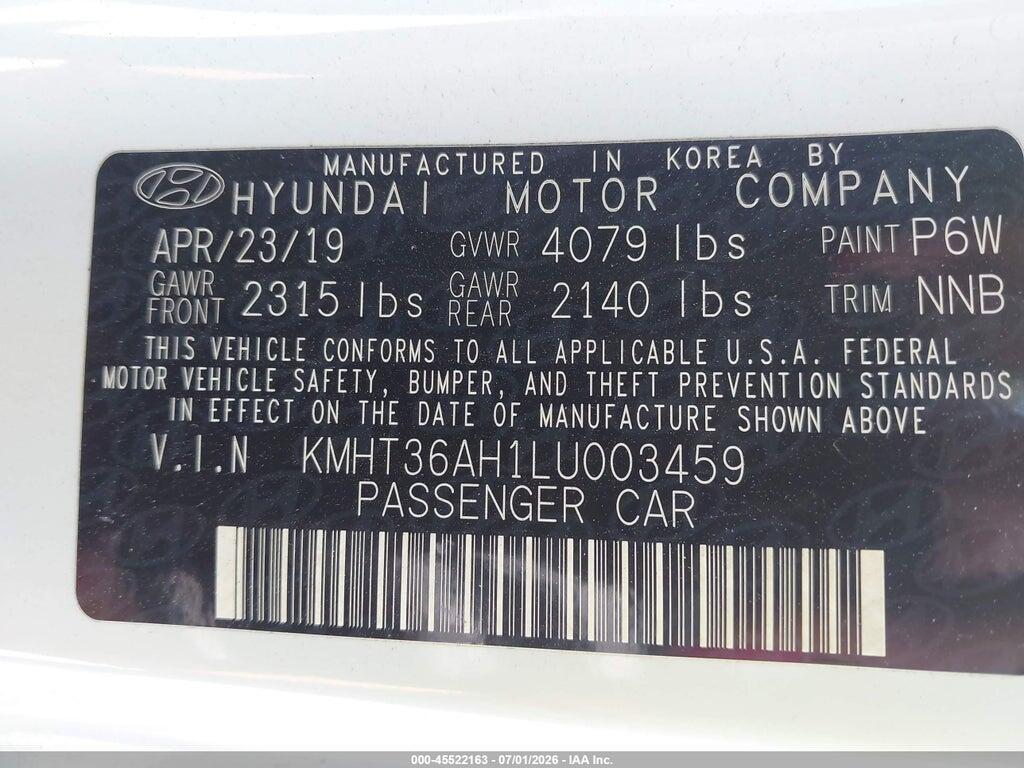 KMHT36AH1LU003459 2020 HYUNDAI VELOSTER N photo no. 9