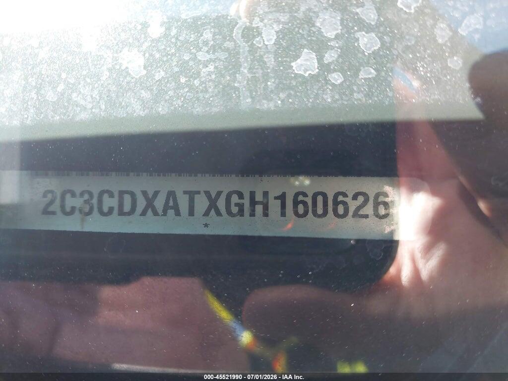 2C3CDXATXGH160626 2016 DODGE CHARGER photo no. 9