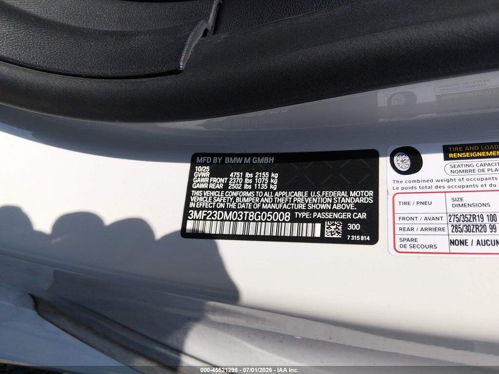 3MF23DM03T8G05008 2026 BMW M2 photo no. 9
