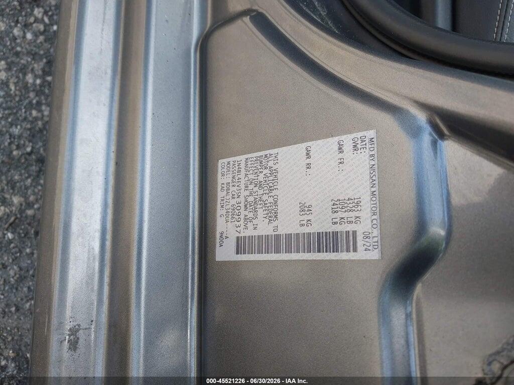 1N4BL4EV3SN309937 2025 NISSAN ALTIMA photo no. 9