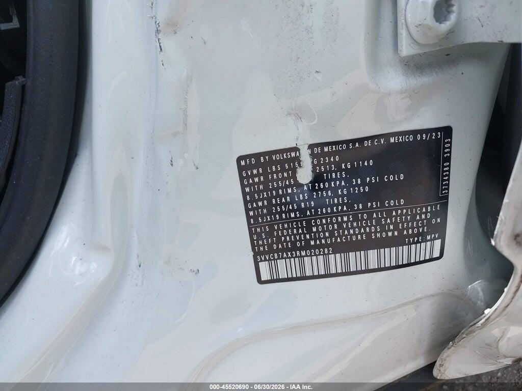 3VVCB7AX3RM020282 2024 VOLKSWAGEN TIGUAN photo no. 9