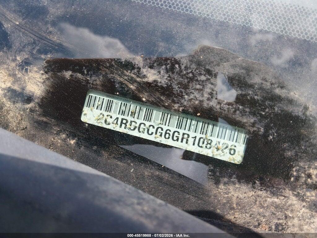 2C4RDGCG6GR108426 2016 DODGE GRAND CARAVAN photo no. 9