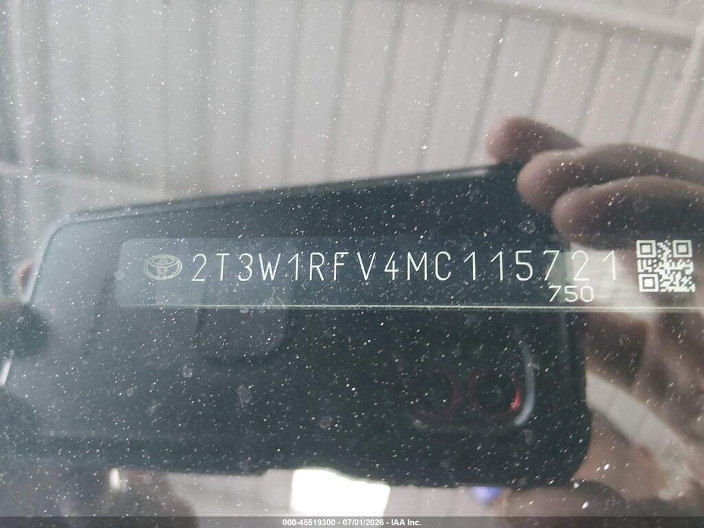 2T3W1RFV4MC115721 2021 TOYOTA RAV4 photo no. 9