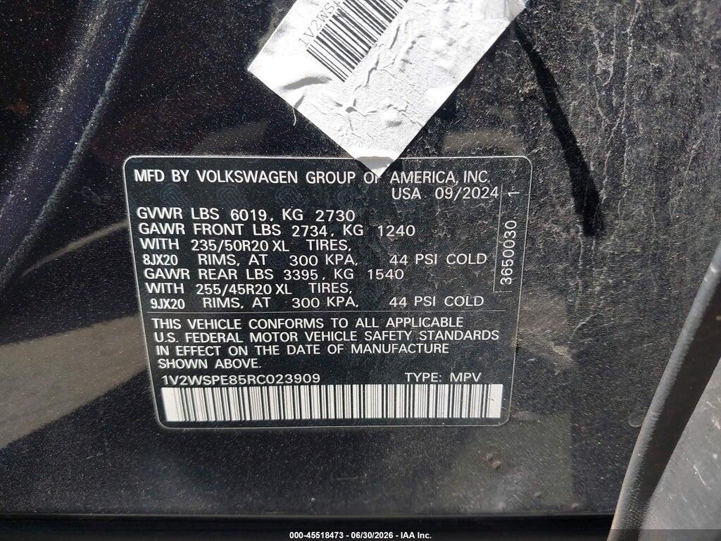 1V2WSPE85RC023909 2024 VOLKSWAGEN ID.4 photo no. 9