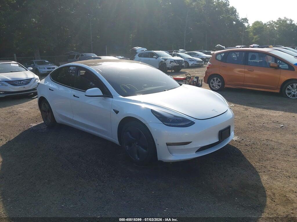 5YJ3E1EB1MF059502 2021 TESLA MODEL 3 photo no. 1
