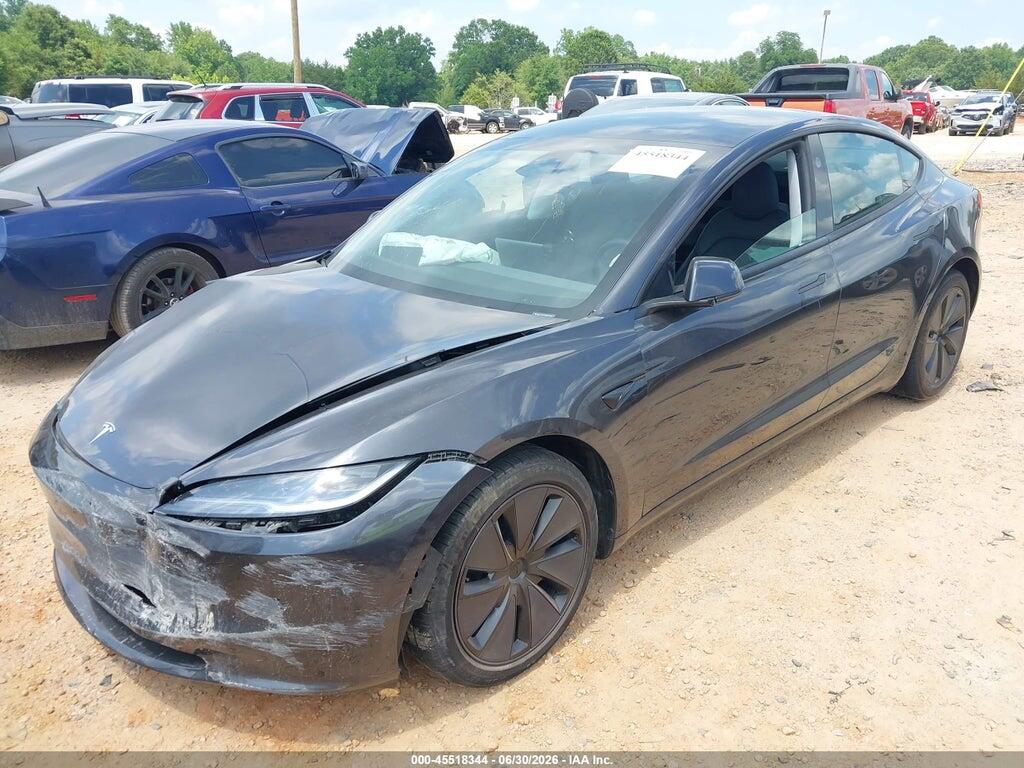 5YJ3E1EB9SF011291 2025 TESLA MODEL 3 photo no. 2