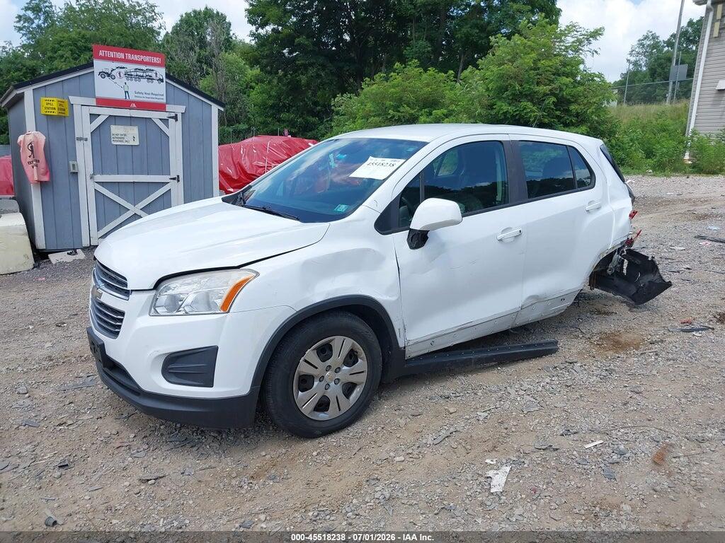 KL7CJKSB2GB611387 2016 CHEVROLET TRAX photo no. 2