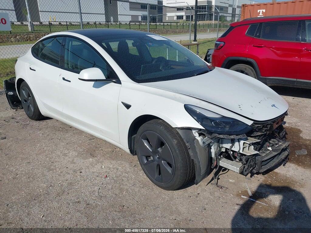 5YJ3E1EA6NF163525 2022 TESLA MODEL 3 photo no. 1