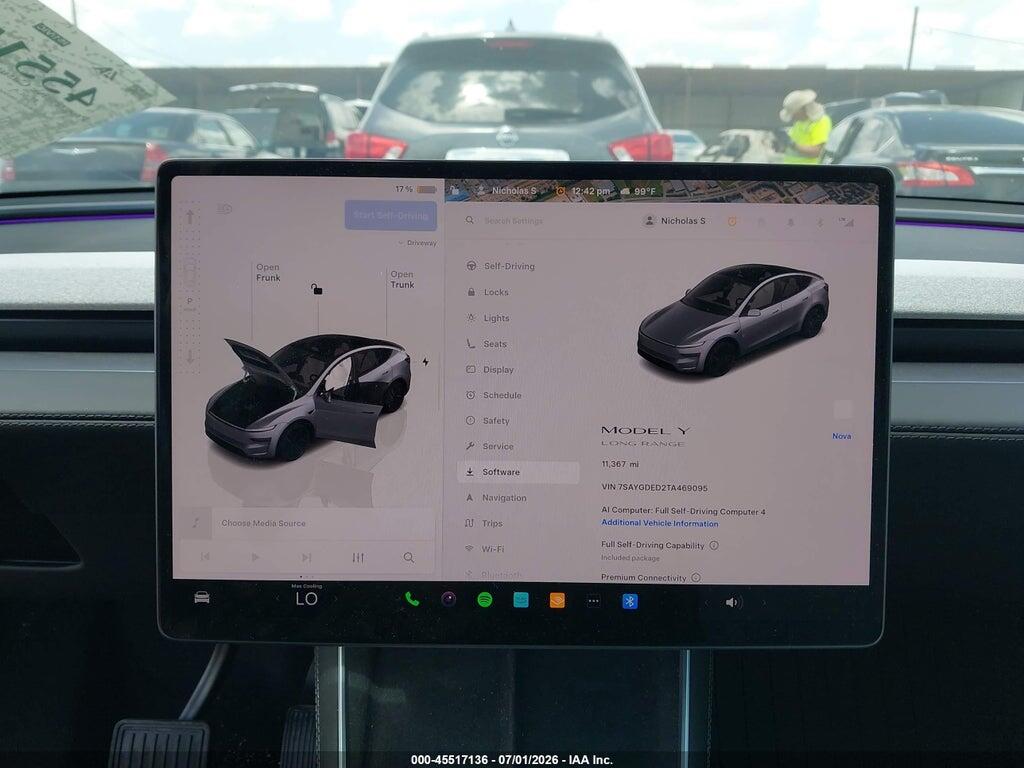 7SAYGDED2TA469095 2026 TESLA MODEL Y photo no. 7