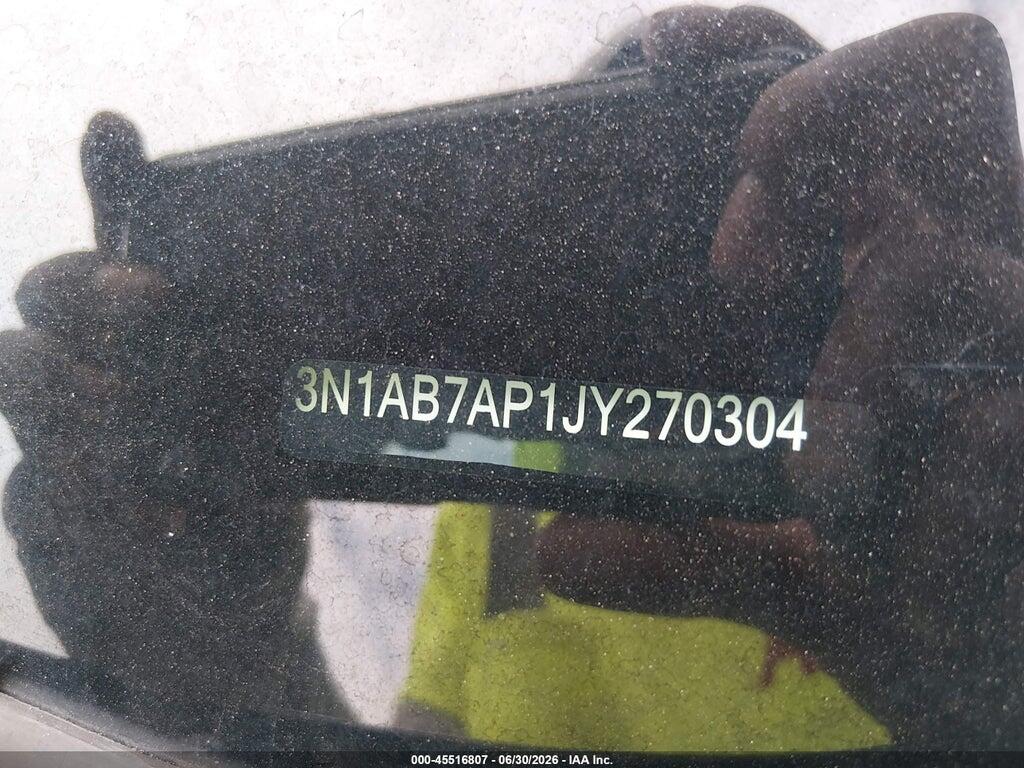 3N1AB7AP1JY270304 2018 NISSAN SENTRA photo no. 9