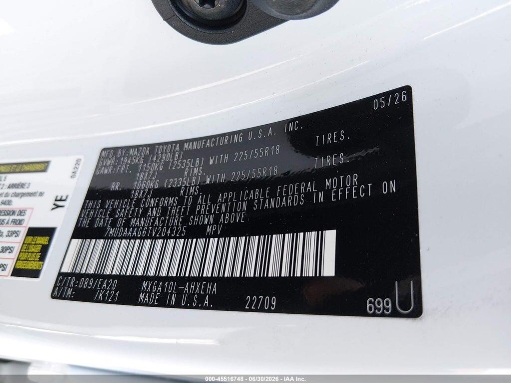 7MUDAAAG6TV204325 2026 TOYOTA COROLLA CROSS photo no. 9