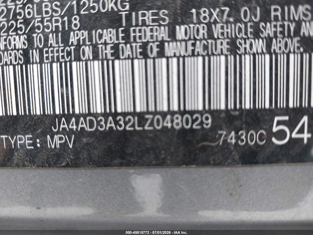 JA4AD3A32LZ048029 2020 MITSUBISHI OUTLANDER photo no. 9