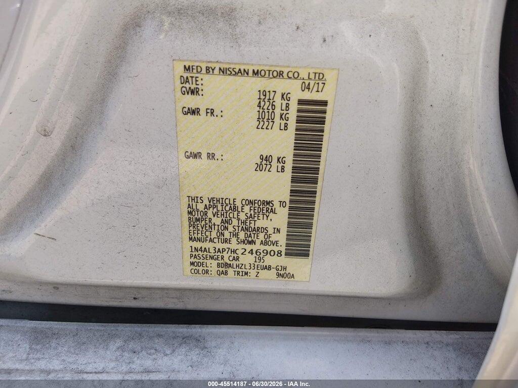1N4AL3AP7HC246908 2017 NISSAN ALTIMA photo no. 9