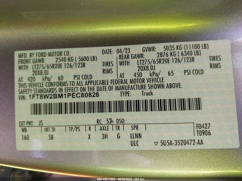 1FT8W2BM1PEC80828 2023 FORD F-250 photo no. 8