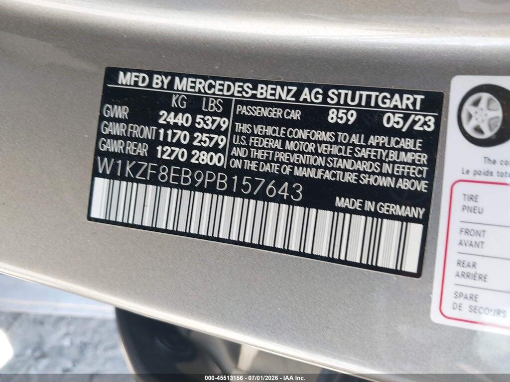 W1KZF8EB9PB157643 2023 MERCEDES-BENZ E 350 photo no. 9