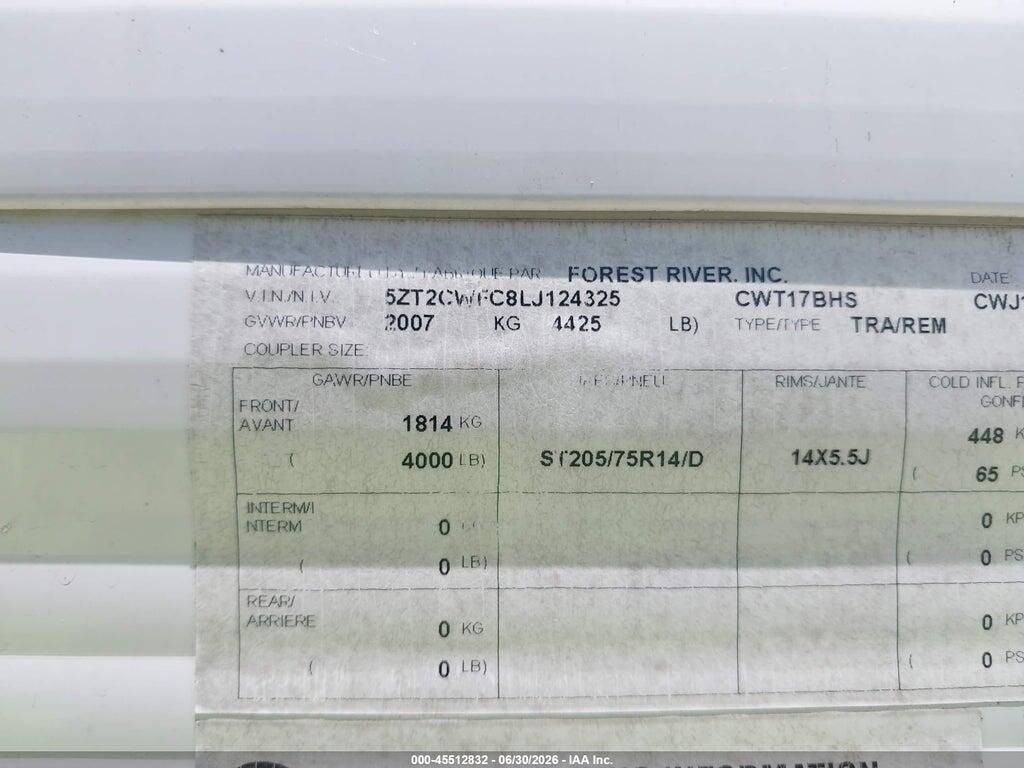 5ZT2CWFC8LJ124325 2020 COACHMEN CLIPPER photo no. 9