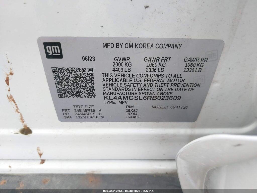 KL4AMGSL6RB023609 2024 BUICK ENCORE GX photo no. 9