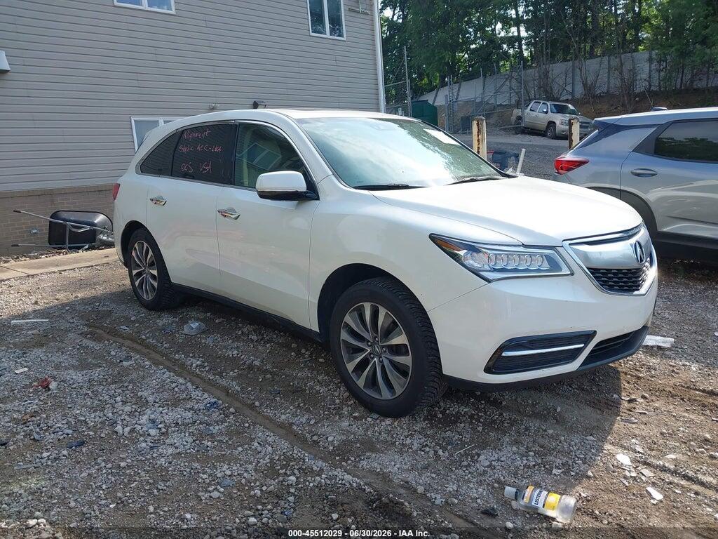 5FRYD4H40GB051529 2016 ACURA MDX photo no. 1