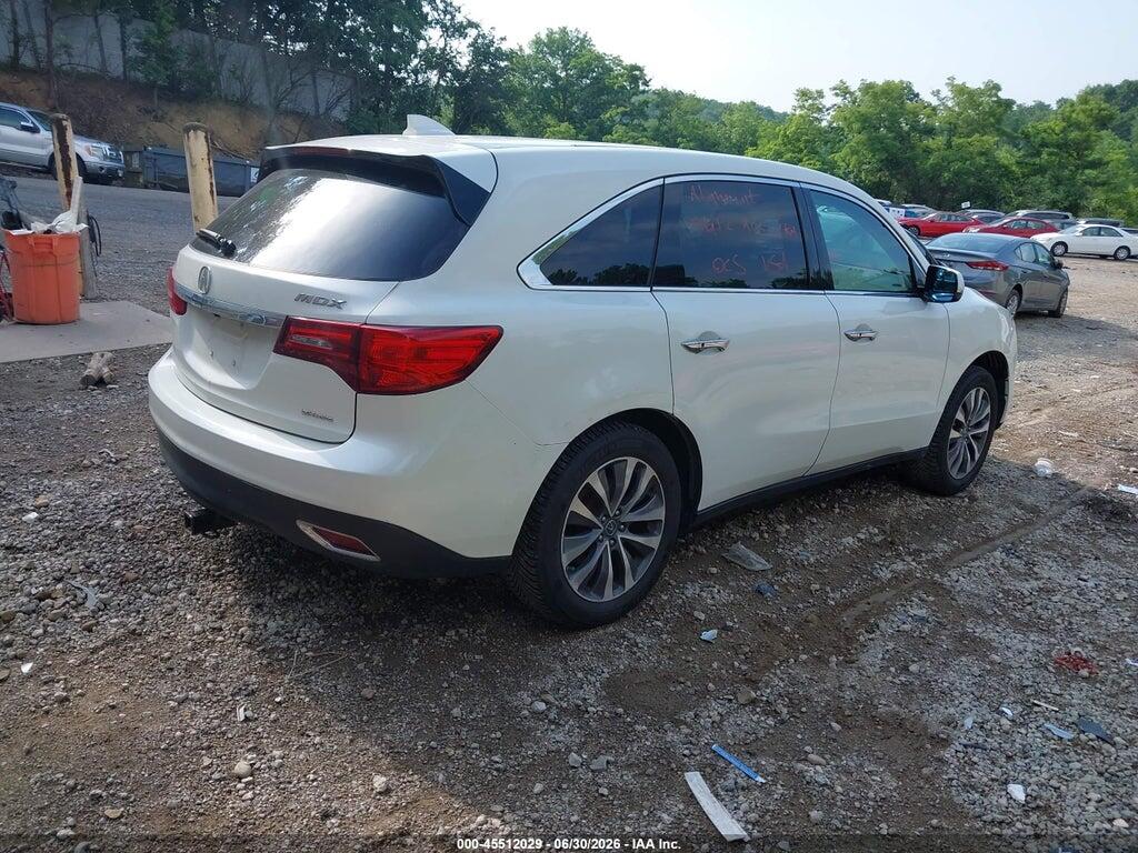 5FRYD4H40GB051529 2016 ACURA MDX photo no. 4
