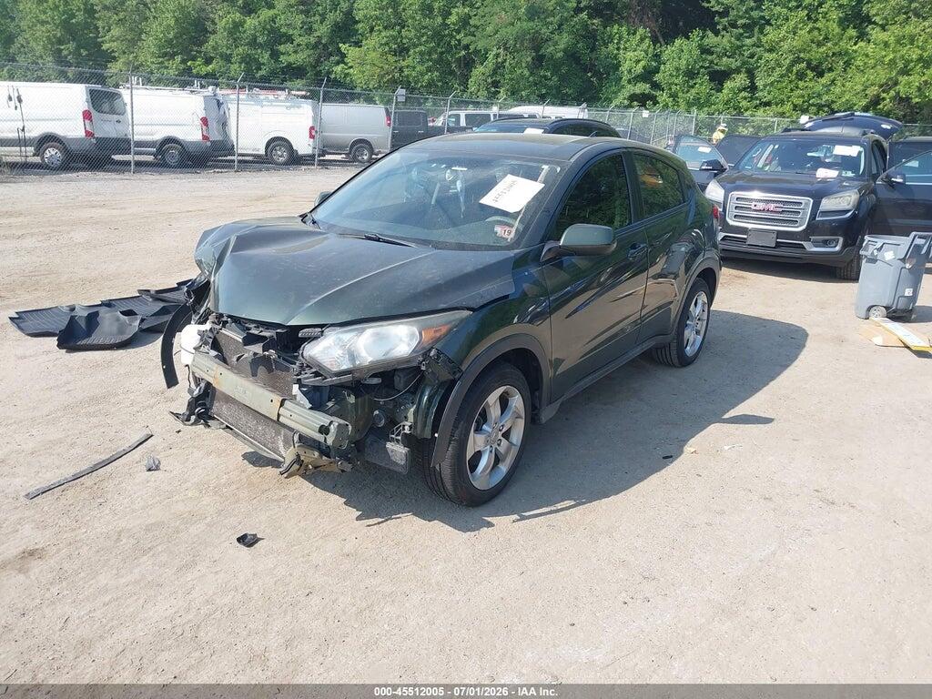 3CZRU6H36GM711345 2016 HONDA HR-V photo no. 2