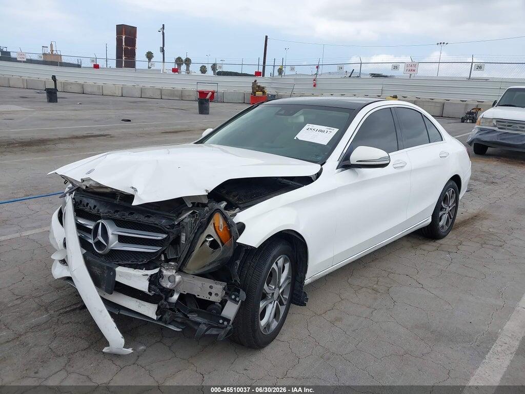 55SWF4JB6GU158224 2016 MERCEDES-BENZ C 300 photo no. 2