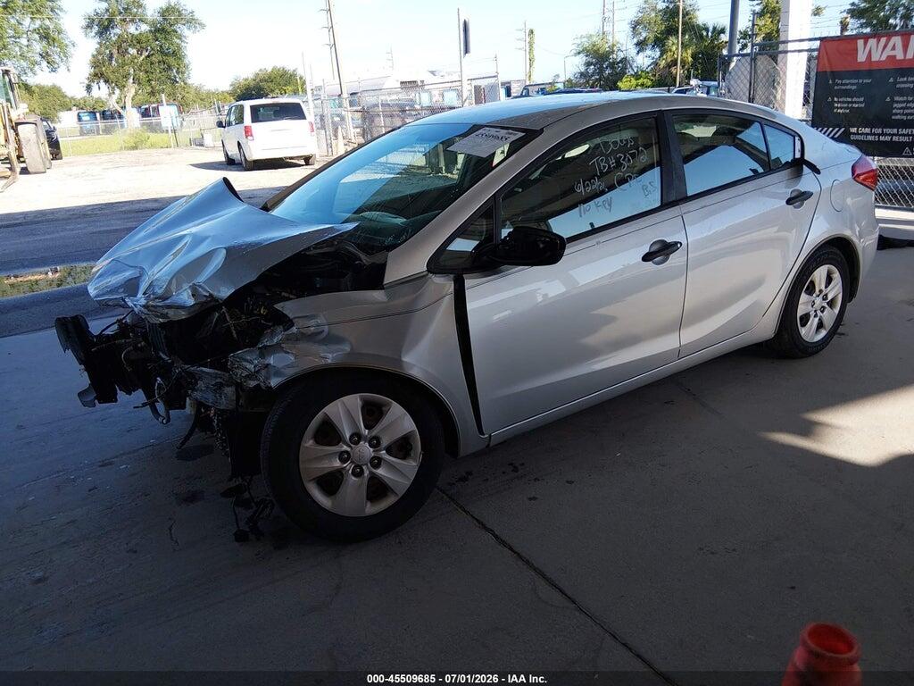 KNAFK4A66G5517313 2016 KIA FORTE photo no. 2