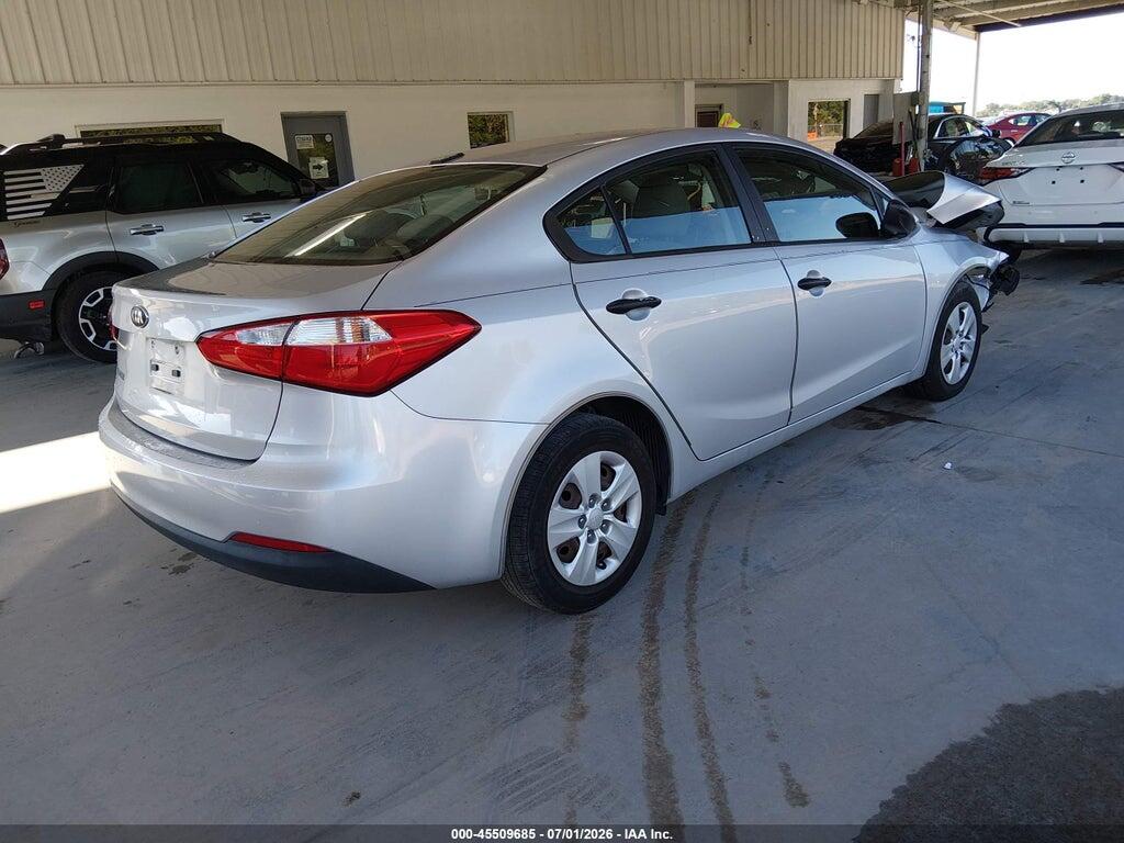 KNAFK4A66G5517313 2016 KIA FORTE photo no. 4