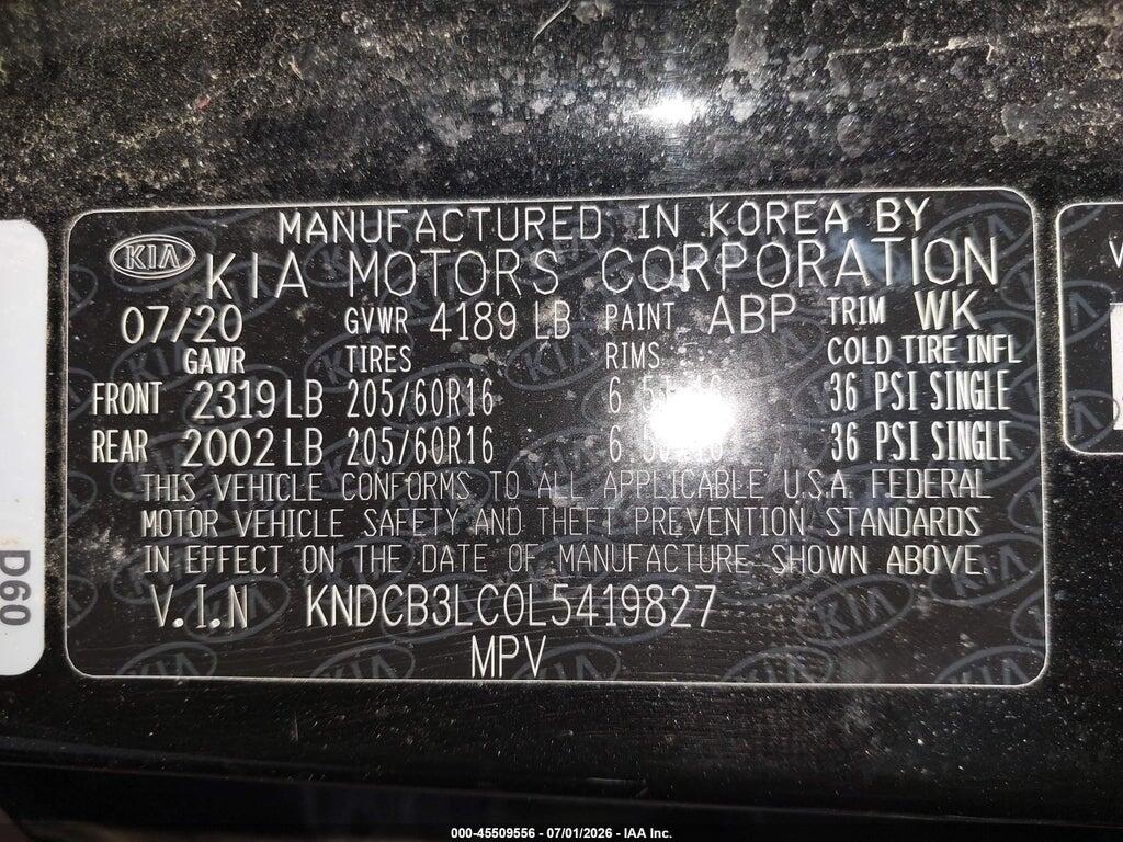 KNDCB3LC0L5419827 2020 KIA NIRO photo no. 9