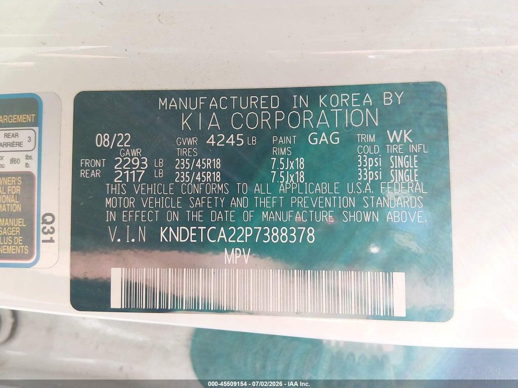 KNDETCA22P7388378 2023 KIA SELTOS photo no. 9