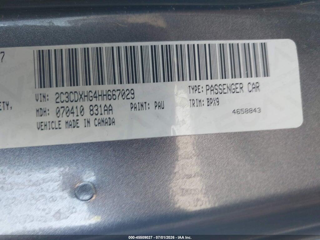 2C3CDXHG4HH667029 2017 DODGE CHARGER photo no. 9