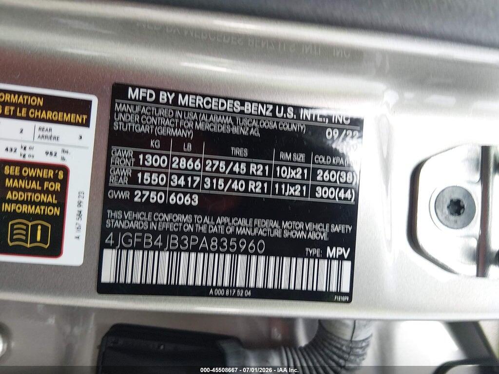 4JGFB4JB3PA835960 2023 MERCEDES-BENZ GLE 350 photo no. 9