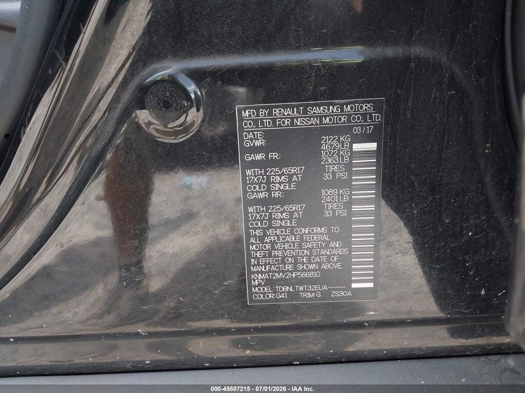 KNMAT2MV2HP566810 2017 NISSAN ROGUE photo no. 9