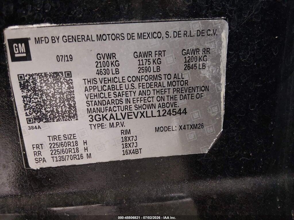 3GKALVEVXLL124544 2020 GMC TERRAIN photo no. 9