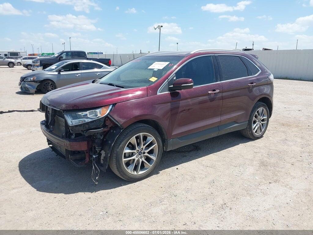 2FMPK3K87HBC09089 2017 FORD EDGE photo no. 2