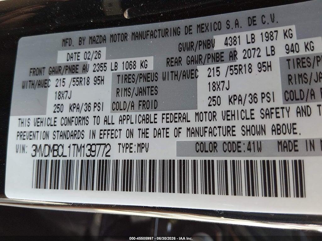 3MVDMBCL1TM139772 2026 MAZDA CX-30 photo no. 9
