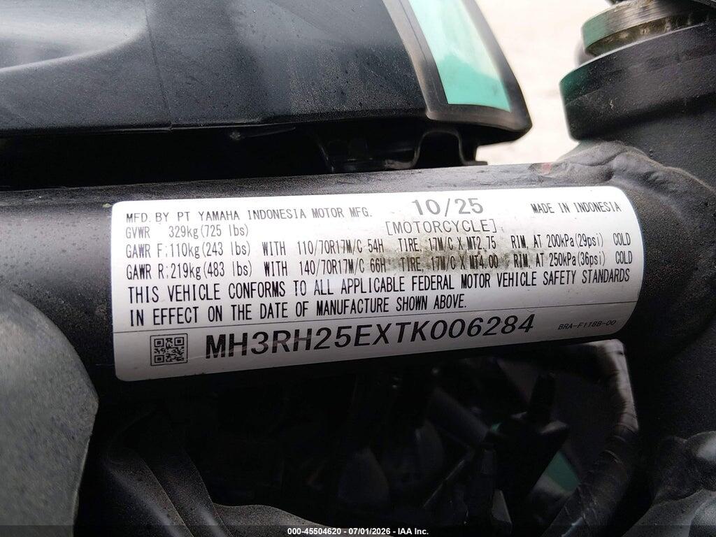 MH3RH25EXTK006284 2026 YAMAHA YFZ320 photo no. 10