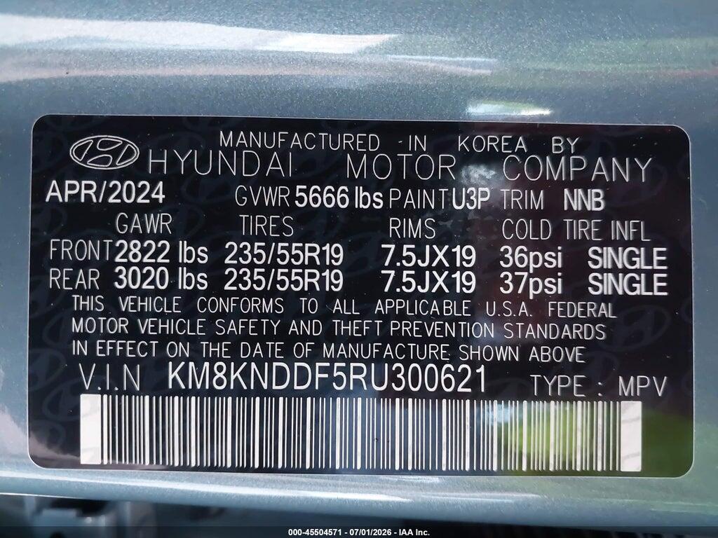 KM8KNDDF5RU300621 2024 HYUNDAI IONIQ 5 photo no. 9