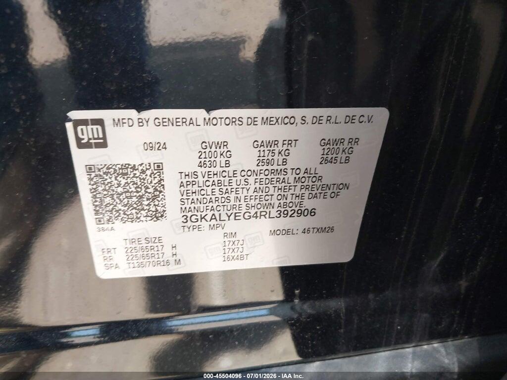 3GKALYEG4RL392906 2024 GMC TERRAIN photo no. 9