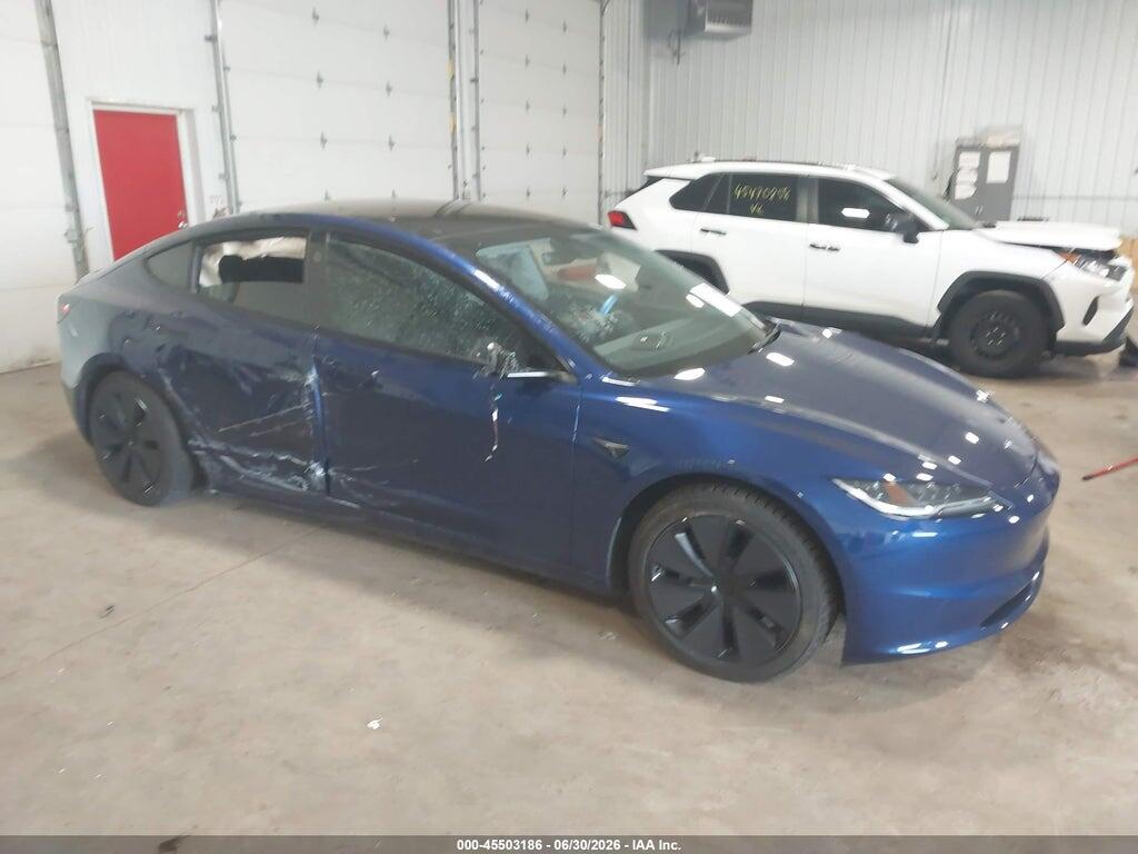 5YJ3E1EA3SF068593 2025 TESLA MODEL 3 photo no. 1