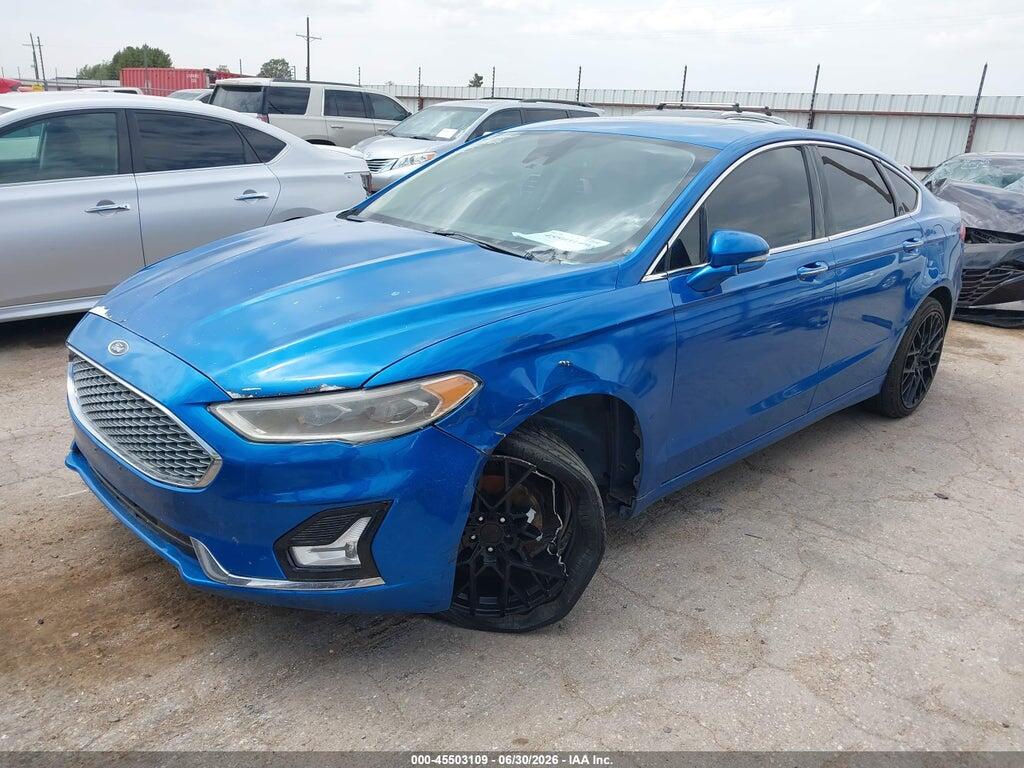 3FA6P0D95KR105205 2019 FORD FUSION photo no. 2