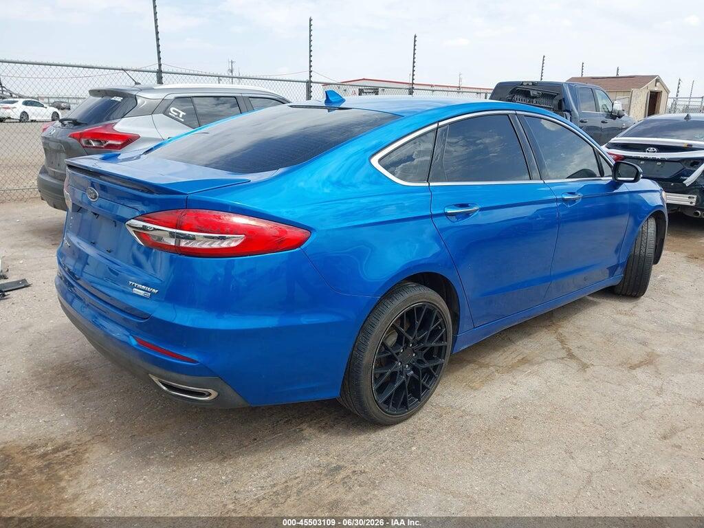 3FA6P0D95KR105205 2019 FORD FUSION photo no. 4